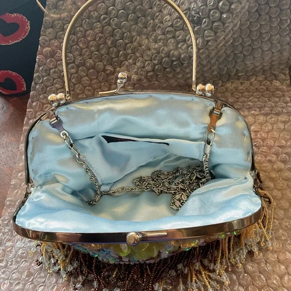 Beaded  purse by ‘’   ‘’ BEADSTIX  ‘’’    Brand new no tags - Picture 4 of 11